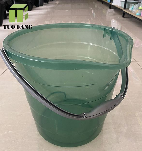 Plastic Injection Transparent Water Bucket Mold With Handle