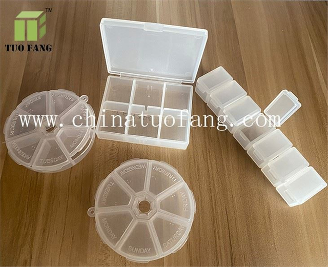 Plastic Portable Small Pill Box Injection Mould